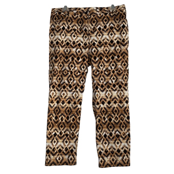 Ruby Rd Tribe Vibes Ombré Tribal Pattern Pants - Picture 1 of 9